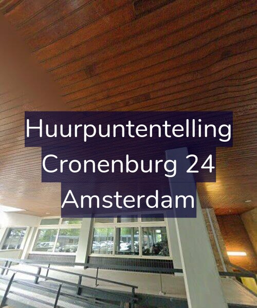 Foto gevel Huurpuntentelling voor Cronenburg 24, Amsterdam