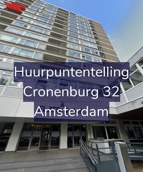 Foto gevel Huurpuntentelling voor Cronenburg 32, Amsterdam