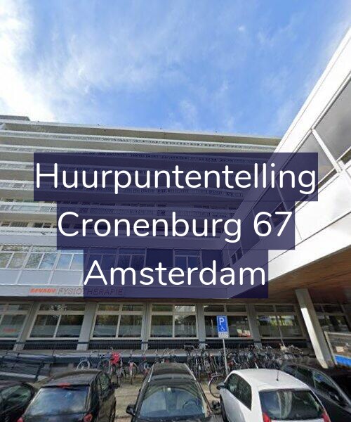 Foto gevel Huurpuntentelling voor Cronenburg 67, Amsterdam