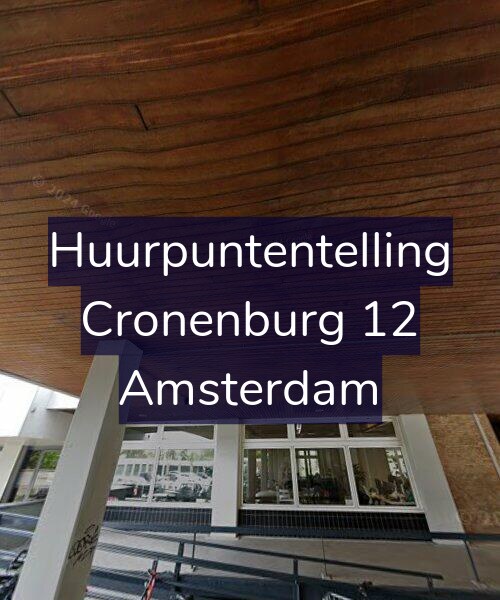 Foto gevel Huurpuntentelling voor Cronenburg 12, Amsterdam