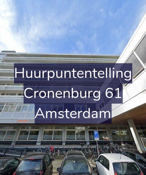 Foto gevel Huurpuntentelling voor Cronenburg 61, Amsterdam