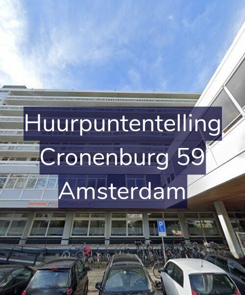 Foto gevel Huurpuntentelling voor Cronenburg 59, Amsterdam