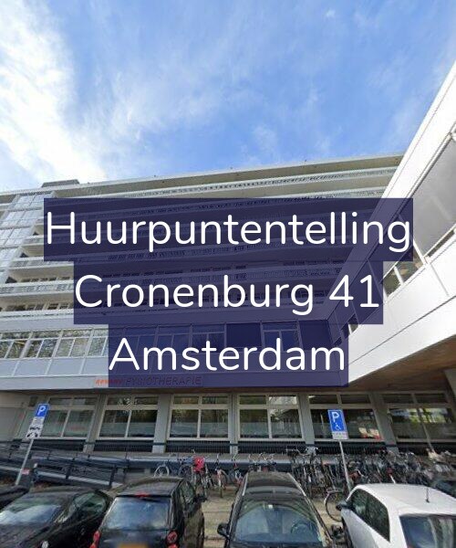 Foto gevel Huurpuntentelling voor Cronenburg 41, Amsterdam