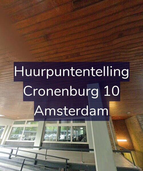 Foto gevel Huurpuntentelling voor Cronenburg 10, Amsterdam
