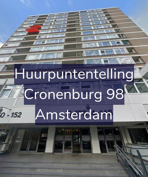 Foto gevel Huurpuntentelling voor Cronenburg 98, Amsterdam