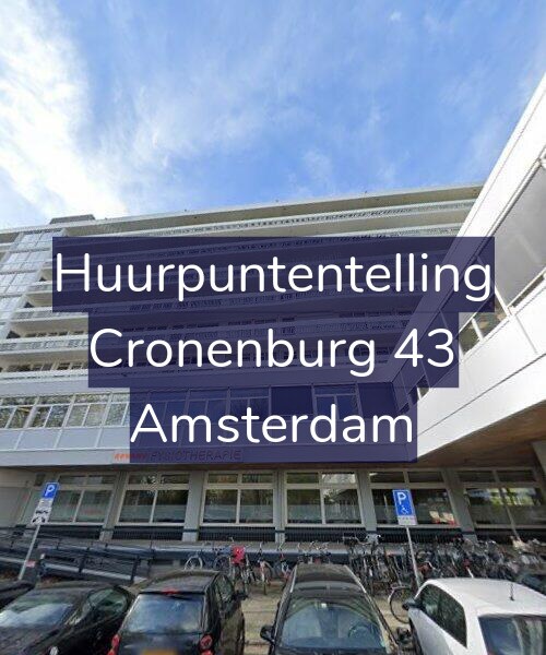 Foto gevel Huurpuntentelling voor Cronenburg 43, Amsterdam