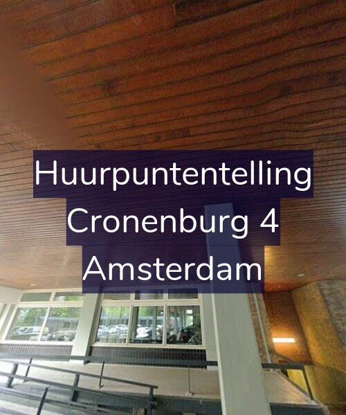 Foto gevel Huurpuntentelling voor Cronenburg 4, Amsterdam