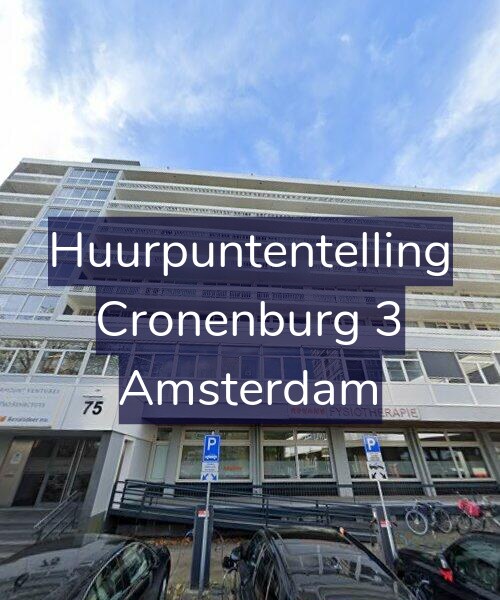 Foto gevel Huurpuntentelling voor Cronenburg 3, Amsterdam