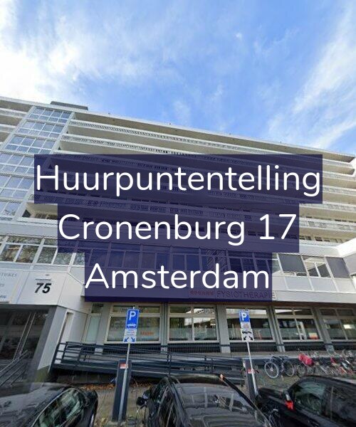 Foto gevel Huurpuntentelling voor Cronenburg 17, Amsterdam