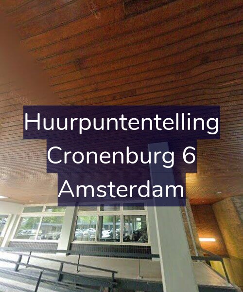 Foto gevel Huurpuntentelling voor Cronenburg 6, Amsterdam