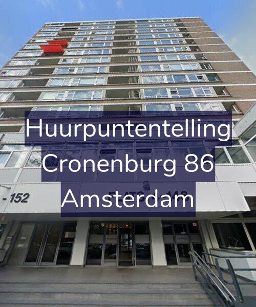 Foto gevel Huurpuntentelling voor Cronenburg 86, Amsterdam
