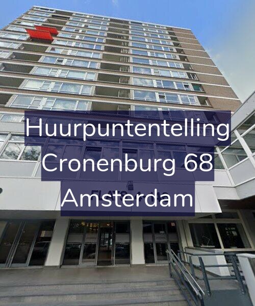 Foto gevel Huurpuntentelling voor Cronenburg 68, Amsterdam