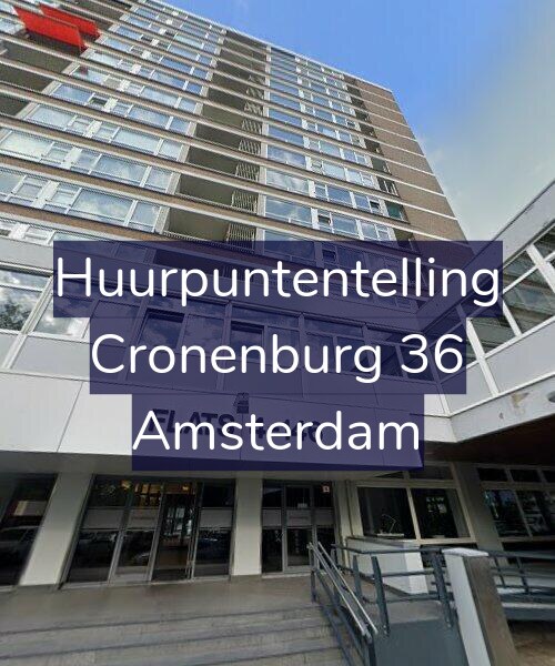 Foto gevel Huurpuntentelling voor Cronenburg 36, Amsterdam