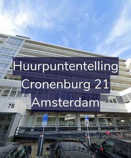 Foto gevel Huurpuntentelling voor Cronenburg 21, Amsterdam