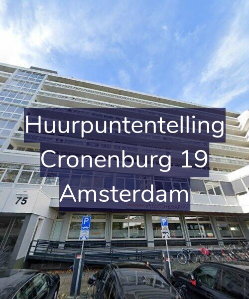 Foto gevel Huurpuntentelling voor Cronenburg 19, Amsterdam