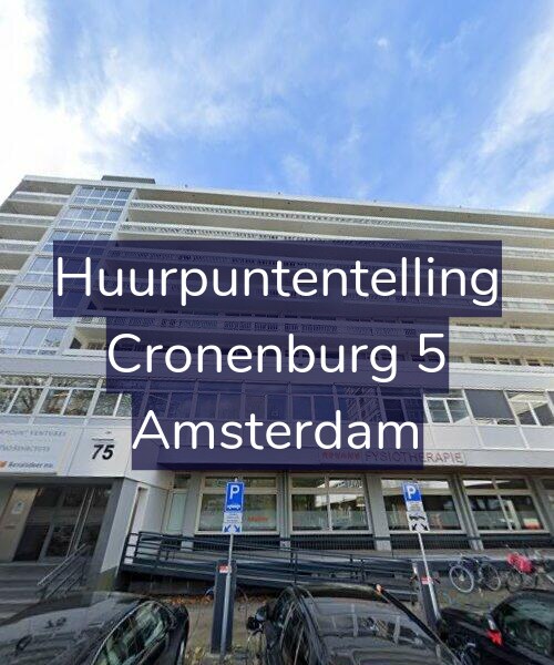 Foto gevel Huurpuntentelling voor Cronenburg 5, Amsterdam