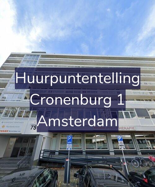 Foto gevel Huurpuntentelling voor Cronenburg 1, Amsterdam