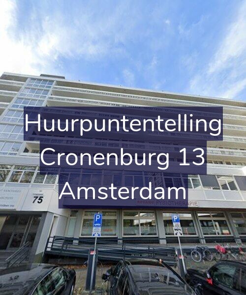 Foto gevel Huurpuntentelling voor Cronenburg 13, Amsterdam
