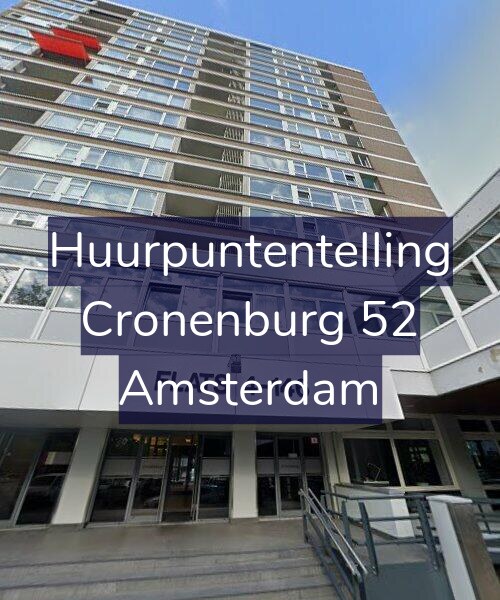 Foto gevel Huurpuntentelling voor Cronenburg 52, Amsterdam
