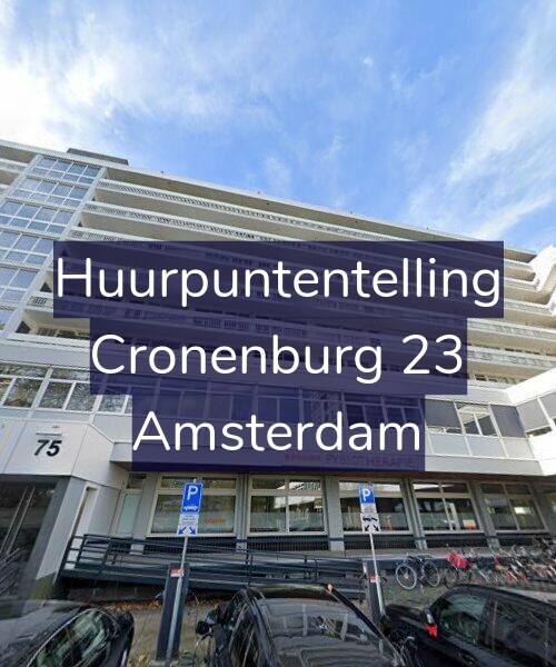 Foto gevel Huurpuntentelling voor Cronenburg 23, Amsterdam