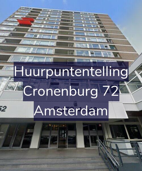 Foto gevel Huurpuntentelling voor Cronenburg 72, Amsterdam