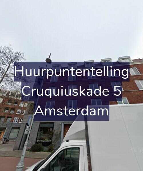 Foto gevel Huurpuntentelling voor Cruquiuskade 5, Amsterdam