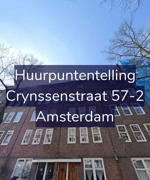 Foto gevel Huurpuntentelling voor Crynssenstraat 57-2, Amsterdam
