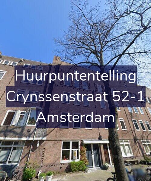 Foto gevel Huurpuntentelling voor Crynssenstraat 52-1, Amsterdam