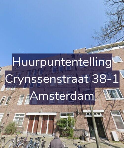 Foto gevel Huurpuntentelling voor Crynssenstraat 38-1, Amsterdam