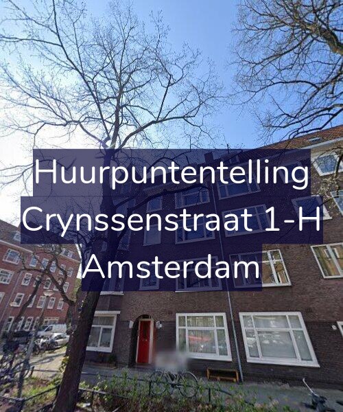 Foto gevel Huurpuntentelling voor Crynssenstraat 1-H, Amsterdam