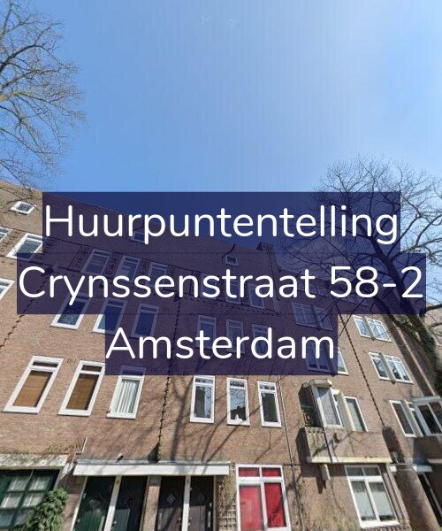 Foto gevel Huurpuntentelling voor Crynssenstraat 58-2, Amsterdam