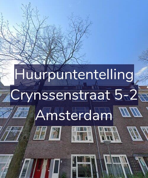 Foto gevel Huurpuntentelling voor Crynssenstraat 5-2, Amsterdam
