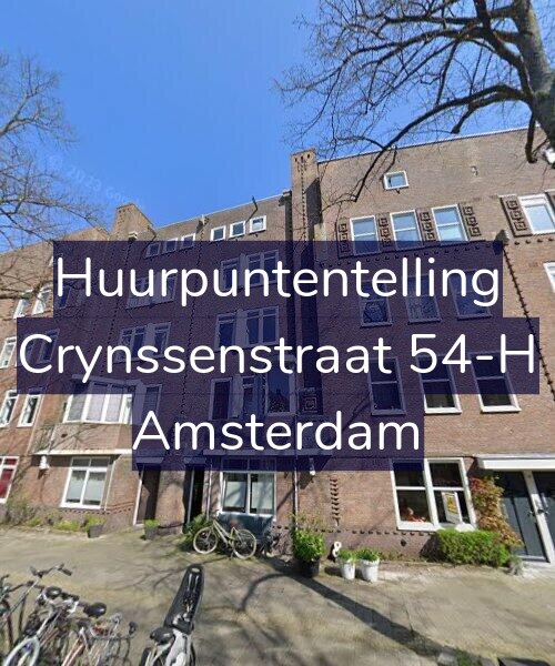 Foto gevel Huurpuntentelling voor Crynssenstraat 54-H, Amsterdam