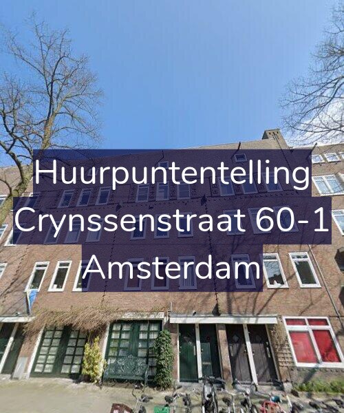 Foto gevel Huurpuntentelling voor Crynssenstraat 60-1, Amsterdam