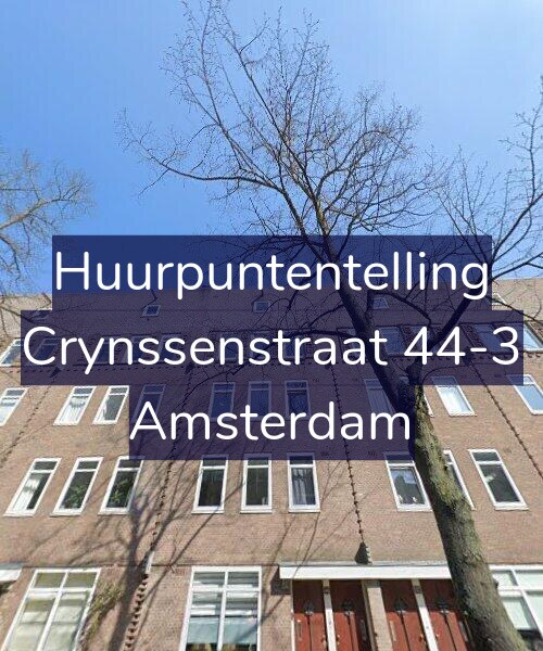 Foto gevel Huurpuntentelling voor Crynssenstraat 44-3, Amsterdam