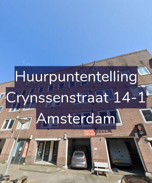 Foto gevel Huurpuntentelling voor Crynssenstraat 14-1, Amsterdam