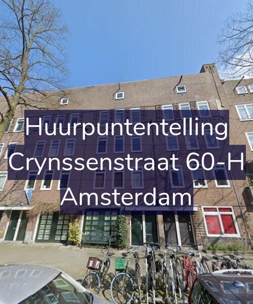 Foto gevel Huurpuntentelling voor Crynssenstraat 60-H, Amsterdam