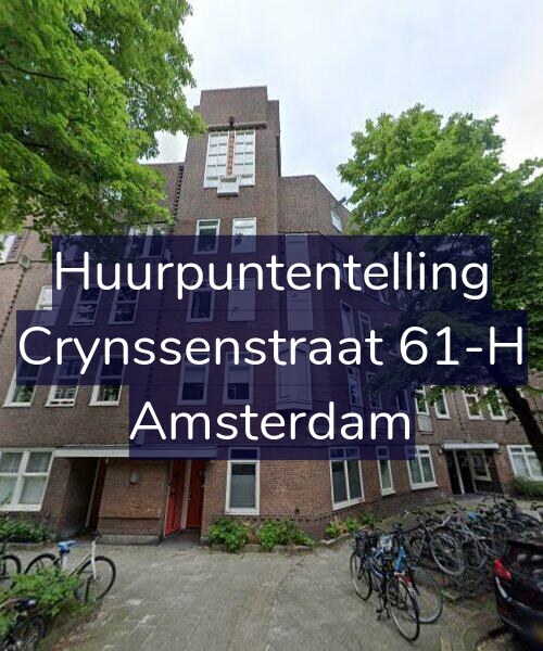 Foto gevel Huurpuntentelling voor Crynssenstraat 61-H, Amsterdam