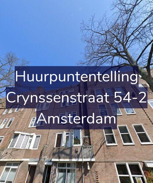 Foto gevel Huurpuntentelling voor Crynssenstraat 54-2, Amsterdam