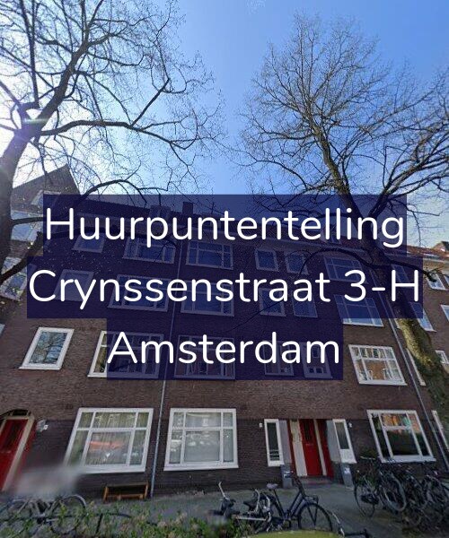 Foto gevel Huurpuntentelling voor Crynssenstraat 3-H, Amsterdam