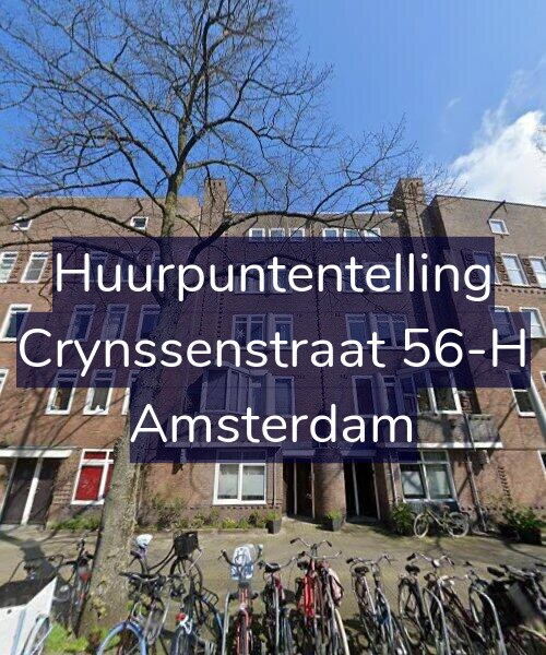 Foto gevel Huurpuntentelling voor Crynssenstraat 56-H, Amsterdam