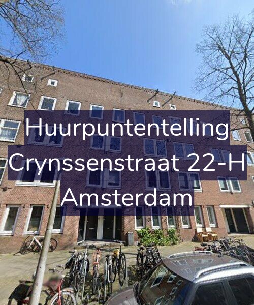 Foto gevel Huurpuntentelling voor Crynssenstraat 22-H, Amsterdam