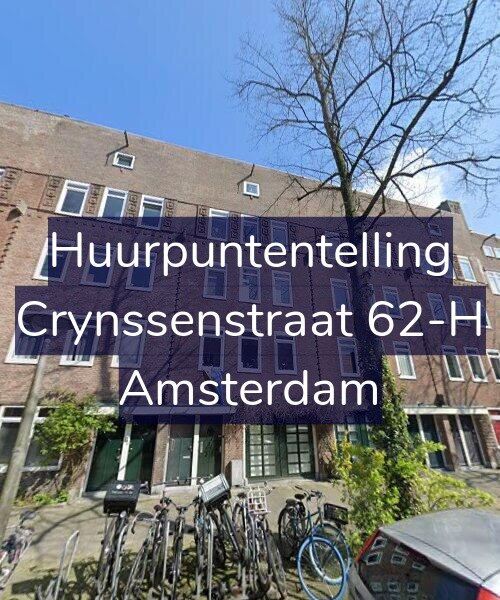 Foto gevel Huurpuntentelling voor Crynssenstraat 62-H, Amsterdam