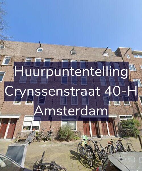 Foto gevel Huurpuntentelling voor Crynssenstraat 40-H, Amsterdam