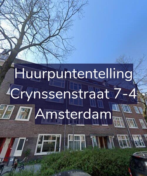 Foto gevel Huurpuntentelling voor Crynssenstraat 7-4, Amsterdam