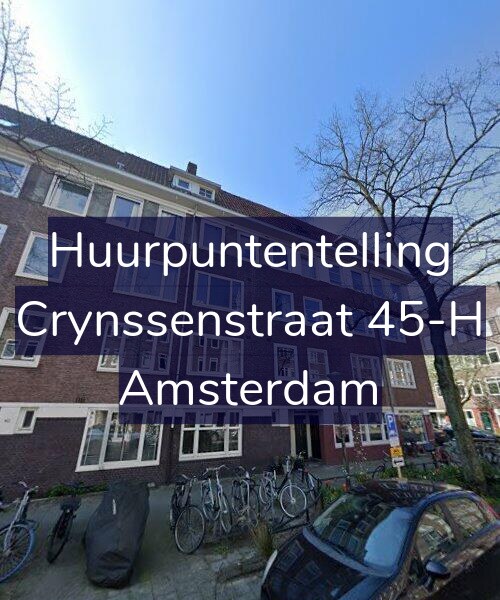 Foto gevel Huurpuntentelling voor Crynssenstraat 45-H, Amsterdam
