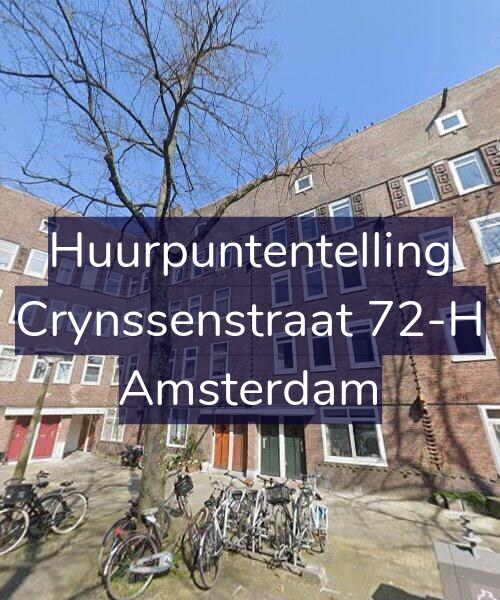 Foto gevel Huurpuntentelling voor Crynssenstraat 72-H, Amsterdam