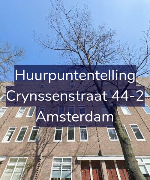 Foto gevel Huurpuntentelling voor Crynssenstraat 44-2, Amsterdam