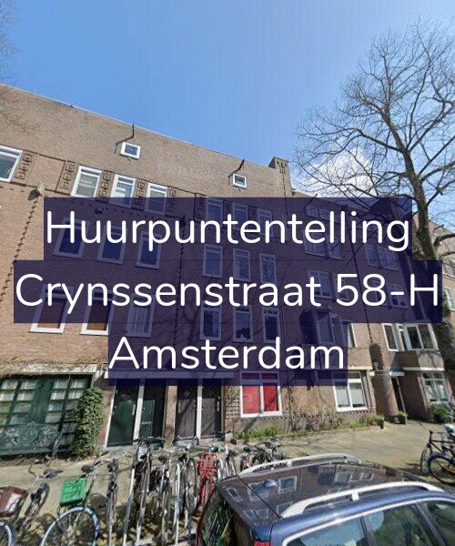 Foto gevel Huurpuntentelling voor Crynssenstraat 58-H, Amsterdam