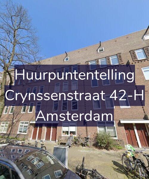 Foto gevel Huurpuntentelling voor Crynssenstraat 42-H, Amsterdam